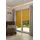 K-HOME Seitenzugrollo Thermo Klemmfix-Rollo 105 x 150 cm gelb