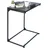 Relaxdays Beistelltisch, C-Form, neigbare Tischplatte, HBT: 66 x 55 x 35 cm, Laptoptisch mit Anti-Rutsch-Leiste, schwarz