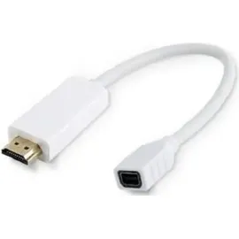 MicroConnect Mini DisplayPort auf HDMI Adapter 10 cm Weiß