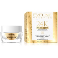 Eveline Cosmetics 24K Snail & Caviar Luxuriöse straffende Anti-Falten-Tagescreme, 50 ml