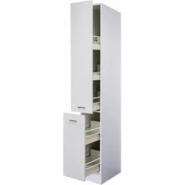 Flex-Well Apothekerschrank Wito 200 cm x 30 cm x 57 cm Weiß