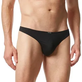 Bruno Banani Herren String schwarz Mikrofaser/Funktion unifarben, schwarz, NOS
