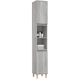 vidaXL Badschrank 30 x 190 x 30 cm Grau