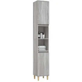 vidaXL Badschrank 30 x 190 x 30 cm Grau
