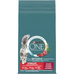 Purina One Sterilcat Reich an Rindfleisch und Weizen 9,75 kg