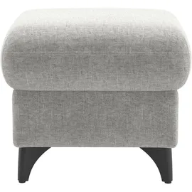 sit&more Polsterhocker Glendale 58 x 48 x 58 cm Polyester Grau