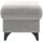 sit&more Polsterhocker Glendale 58 x 48 x 58 cm Polyester Grau