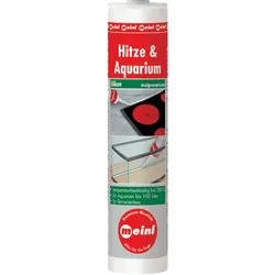 Silikon Hitze und Aquarium - transparent