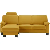 meinSofa Ecksofa  Veit , gelb , Maße (cm): B: 232 H: 90 T: 168.0