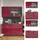 Vicco Küchenzeile Fame-Line 140 cm rot