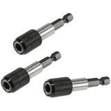 ChiliTec 3er Set Schnellwechsel Magnet Bithalter 60mm