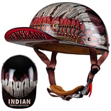 Motorrad Halbschalen Halbhelm Halbschalenhelm Baseballmütze-Helm Baseball Cap Motorradhelm Mit ECE-Zulassung Cruiser Chopper Scooter Helm Für Bike Cruiser Chopper Moped Scooter