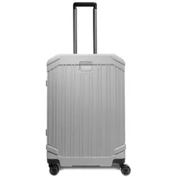 Piquadro Pop 4 Rollen Trolley 69 cm  silberfarben