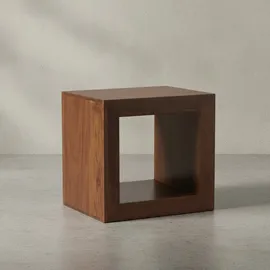 KADIMA DESIGN Standregal 44 x 44 x 44 cm Braun