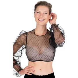 MarJo Dirndlbluse Kinding schwarz 34