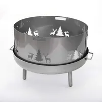 Czaja Feuerschalen® Funkenschutz Wild für alle Feuerschalen Ø80cm (80cm V2A)