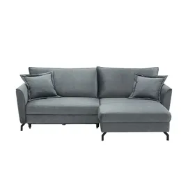 bobb Ecksofa mit Schlaffunktion Yolanda II ¦ türkis/petrol ¦ Maße (cm): B: 257 H: 94 T: 174.0