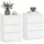 Homcom Nachtschrank 40 x 30 x 59,5 cm Weiß