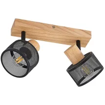 LINDBY Evinora 2-flammig Holz