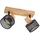 LINDBY Evinora 2-flammig Holz