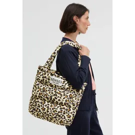 senses.the label SENSES.THE LABEL, Damen, Gr. B/H/T: 40cm x 45cm x 10cm, leo, Polyester, bedruckt, Taschen Beuteltasche