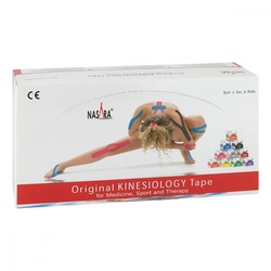 Nasara Kinesiotape 5 cmx5 m rot