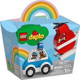Lego Duplo Mein erster Feuerwehrhubschrauber und mein erstes Polizeiauto 10957