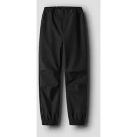 NAME IT Softshellhose NAME IT "NKNALFALIGHT08 PANT REG FO NOOS", Jungen, Gr. 116, N-Gr, schwarz, Web, Obermaterial: 100% Polyester, unifarben, relaxed fit normal, Hosen Softshellhose