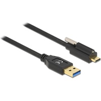 Delock USB Kabel m USB 3.2 Gen 1 (3.1 Gen 1) USB A USB C Schwarz