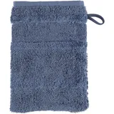CAWÖ Noblesse2 Uni 1002 Waschhandschuh 16 x 22 cm nachtblau