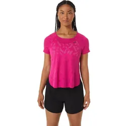 ASICS Damen T-Shirt VENTILATE ACTIBREEZETM SS TOP, PINK RAVE, M