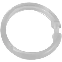 Schöner Wohnen Duschvorhangringe Transparent groß 16er Set
