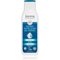 Lavera Basis Sensitiv intensive, nährende Body lotion für trockene Haut 250 ml