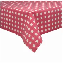 Sensalux Tischdecke Sensalux italienische Landhaus Karo 100 x 250 cm Rot-Weiß