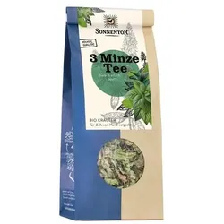 3-Minze Kräutertee lose bio, 50 g Packung