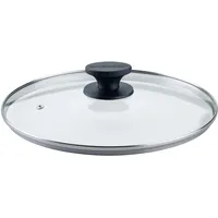 Fackelmann Pfannenglasdeckel 28cm – Hitzebeständig, Bakelit Griff, Shadow Black
