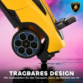 aiyaplay Kinder Elektroauto 12V Lamborghini Gelb