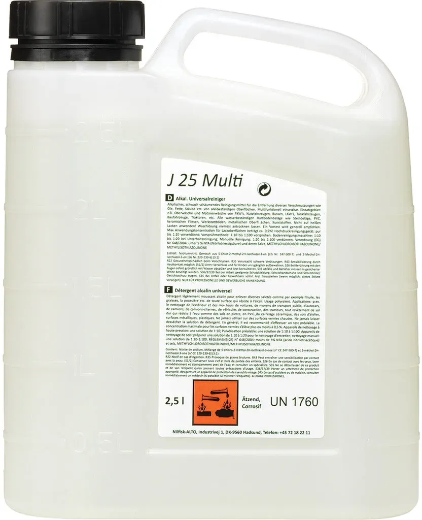 Universalreiniger J 25 MULTI SV1 / alkalisch -  2,5