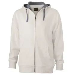 Lifestyle Kapuzen-Sweatjacke "JN963" - L - off-white
