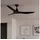 EGLO Portsea 132 cm Deckenventilator Schwarz