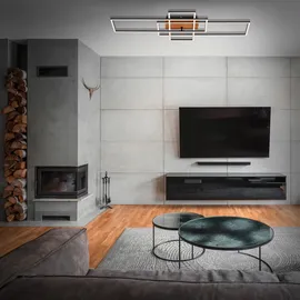 Briloner CCT LED Deckenleuchte 104 cm schwarz