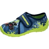 Fischer Markenschuh Hausschuh Blau 33