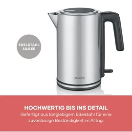 Severin 1,7 l Schwarz/Silber