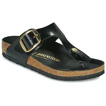 Birkenstock Damen. Pantolette Gizeh Big Buckle Schwarz 39