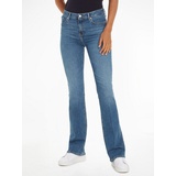 Tommy Hilfiger Bootcut-Jeans, mit Bügelfalten, blau