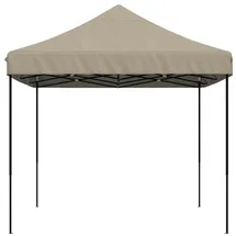 vidaXL Partyzelt Faltbar Pop-Up Taupe 410x279x315 cm
