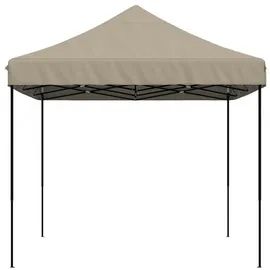 vidaXL Partyzelt Faltbar Pop-Up Taupe 410x279x315 cm