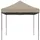 vidaXL Partyzelt Faltbar Pop-Up Taupe 410x279x315 cm