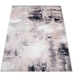 Teppich PACO HOME "Marseille 931", beige, B:160cm H:4mm L:220cm, Polyester, Teppiche, Kurzflor, modernes abstraktes Design