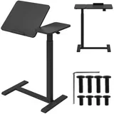 Maclean Brackets Schreibtisch Mobiler schwarz höhenverstellbar 76-109cm max. 30kg MC-120 B - Schwarz